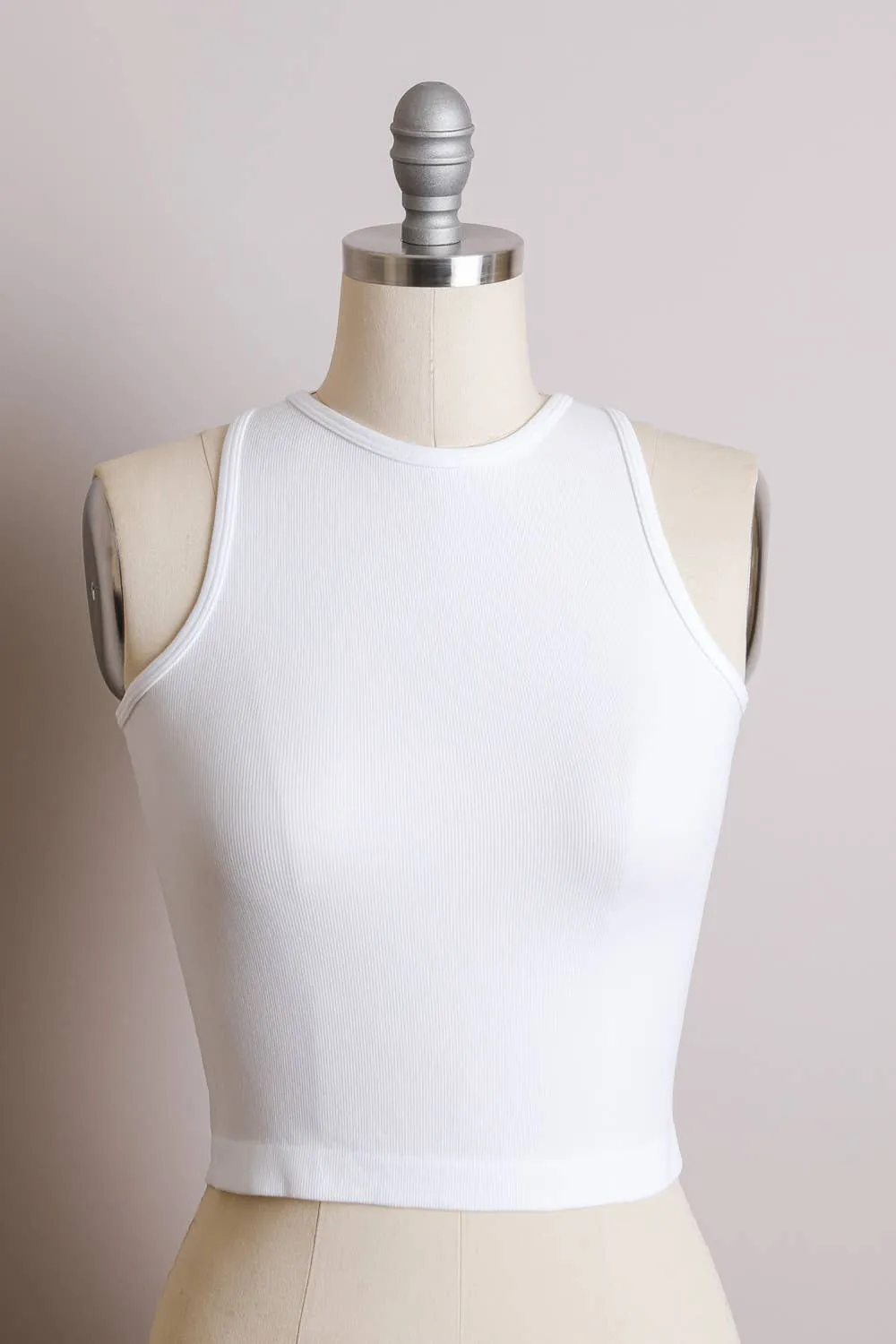 Trendy Cropped Brami with High Neckline 💙