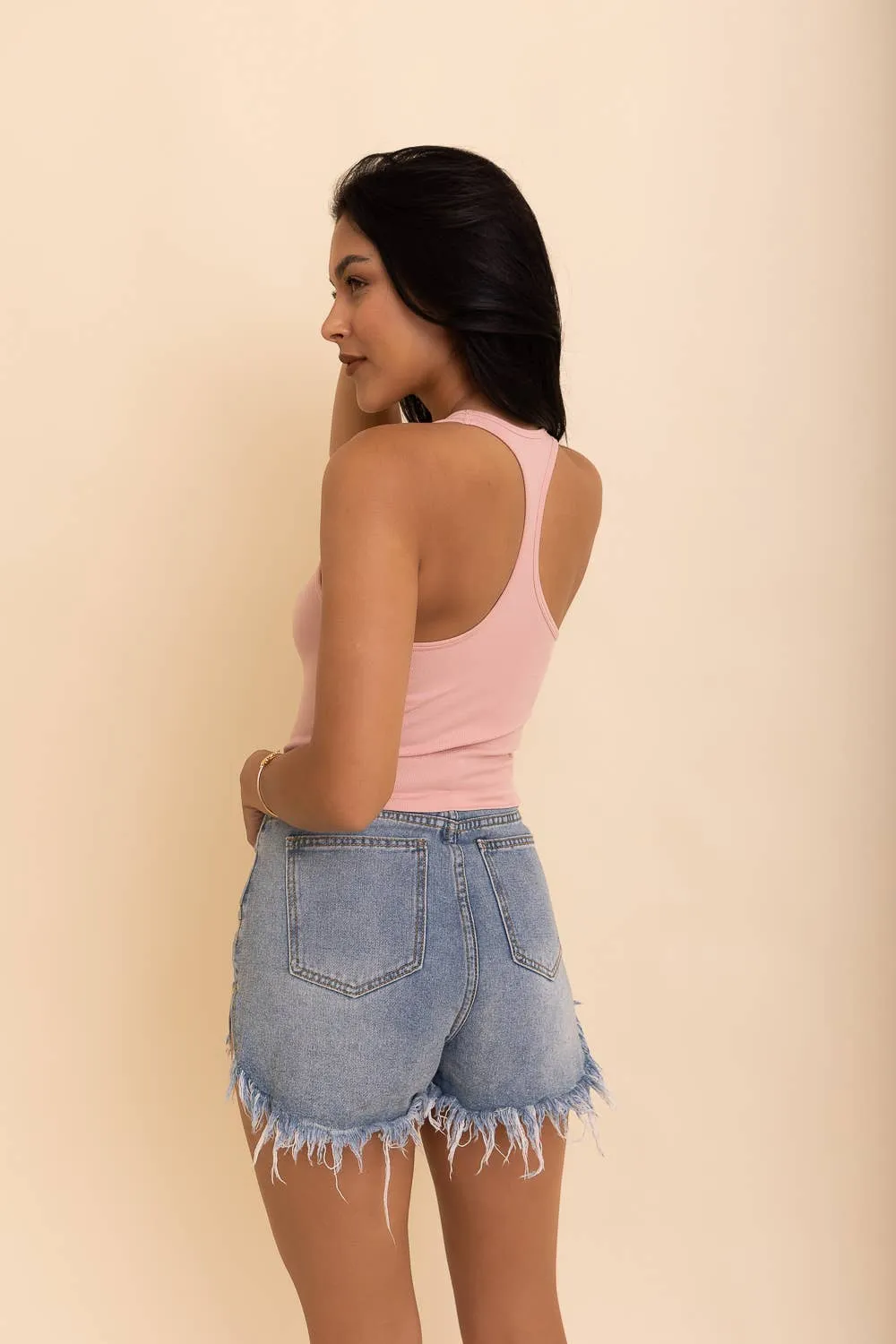Trendy Cropped Brami with High Neckline 💙