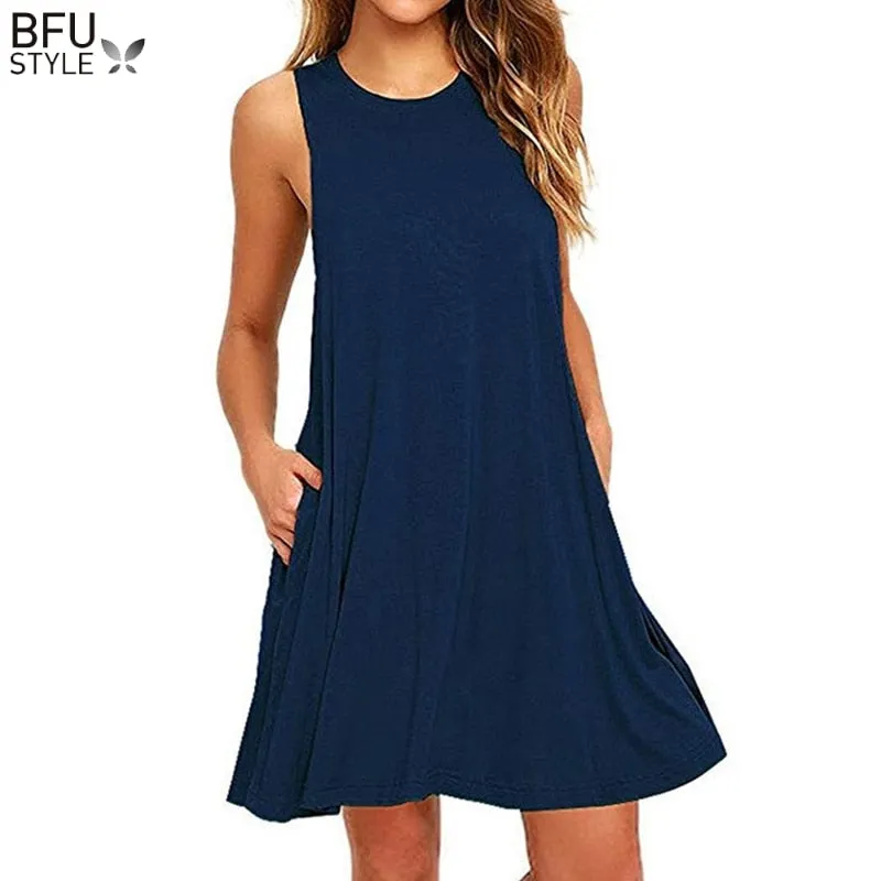 VenusFox Boho Casual Sundress Plus Sizes