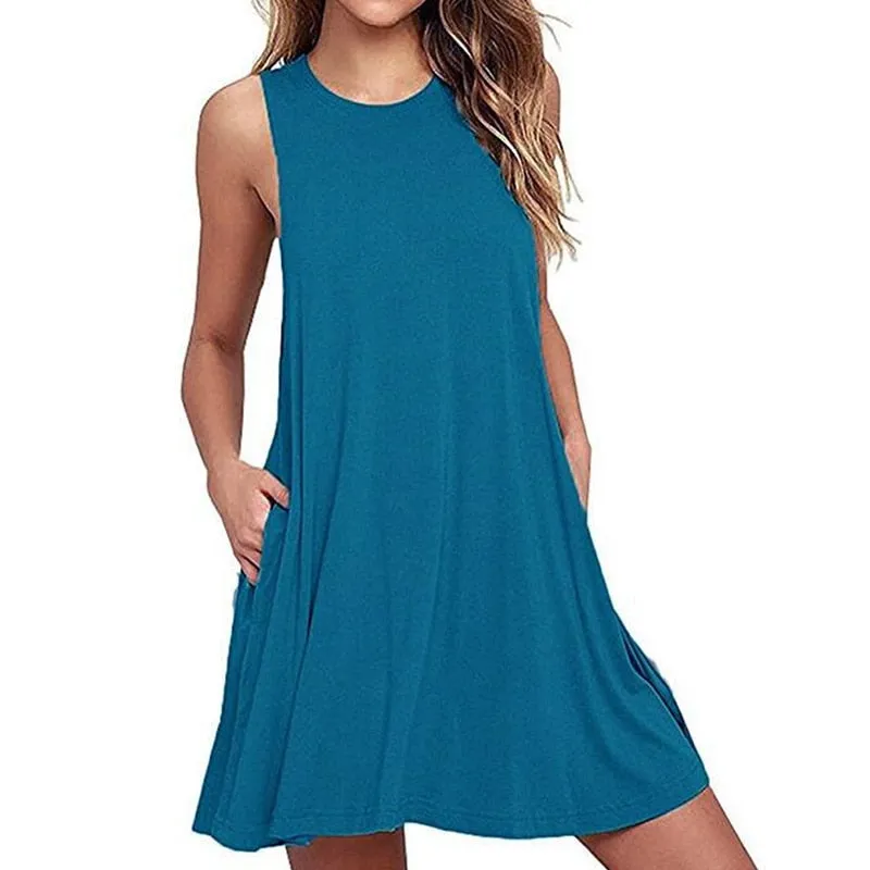VenusFox Boho Casual Sundress Plus Sizes