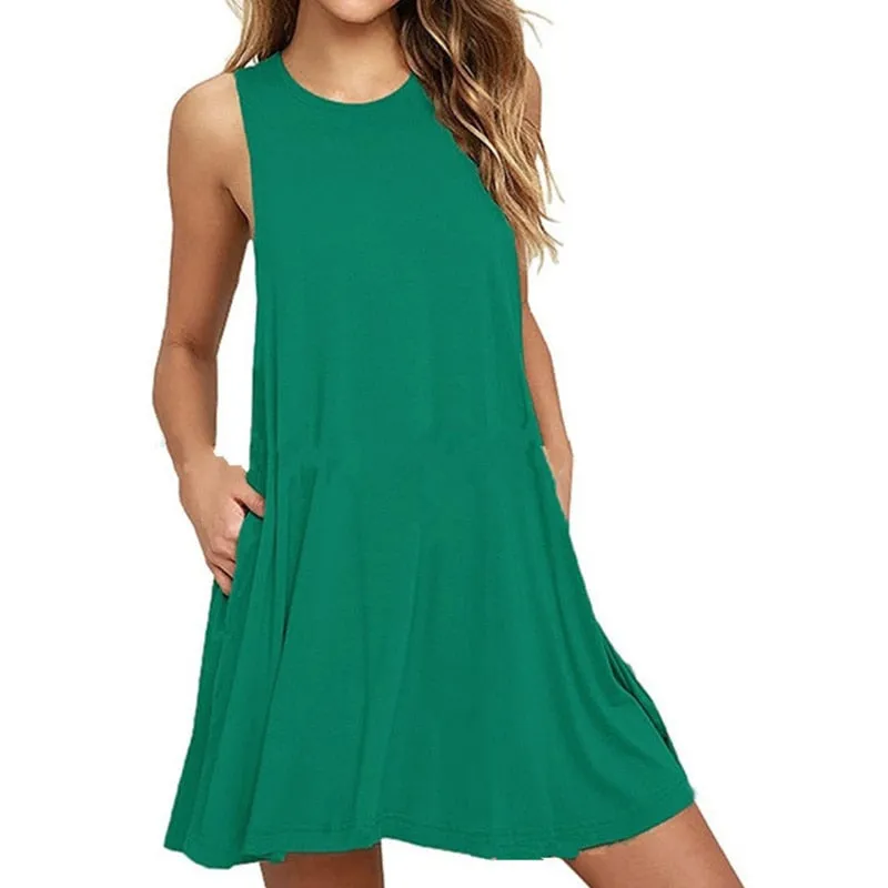 VenusFox Boho Casual Sundress Plus Sizes