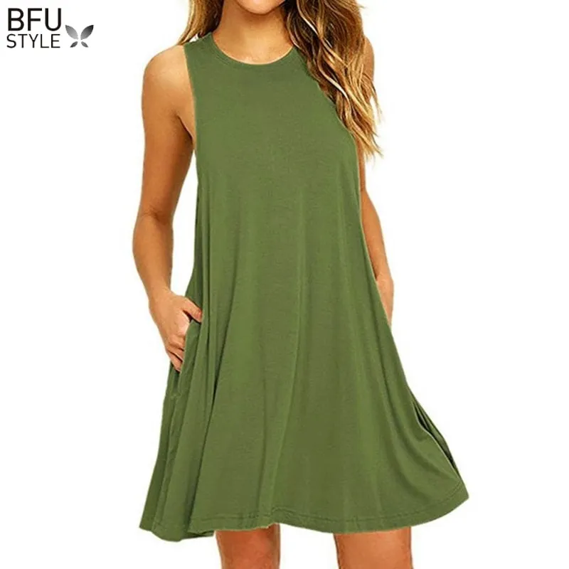 VenusFox Boho Casual Sundress Plus Sizes