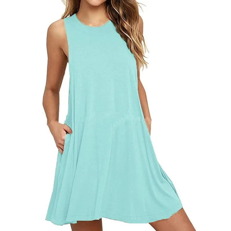 VenusFox Boho Casual Sundress Plus Sizes