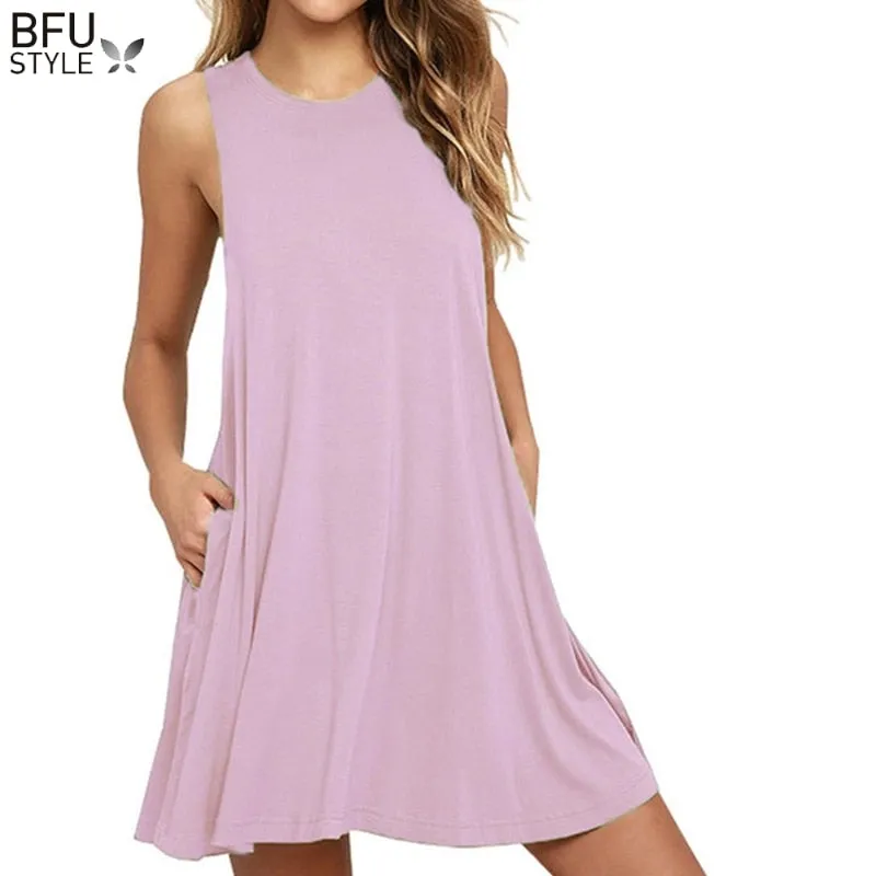 VenusFox Boho Casual Sundress Plus Sizes