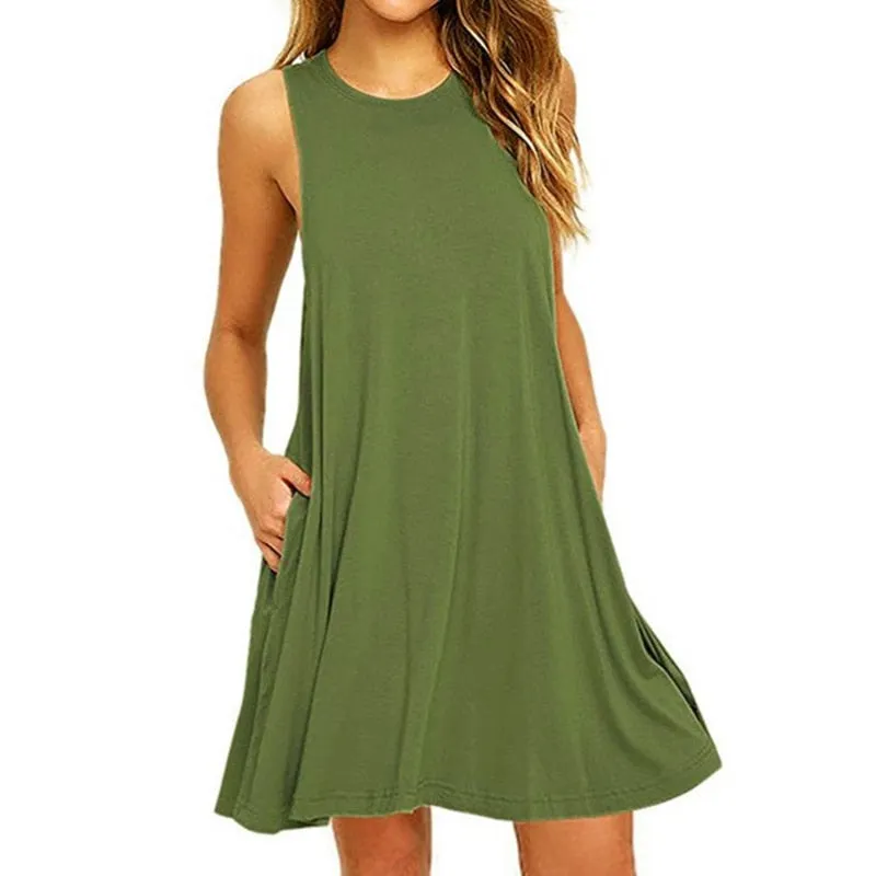 VenusFox Boho Casual Sundress Plus Sizes