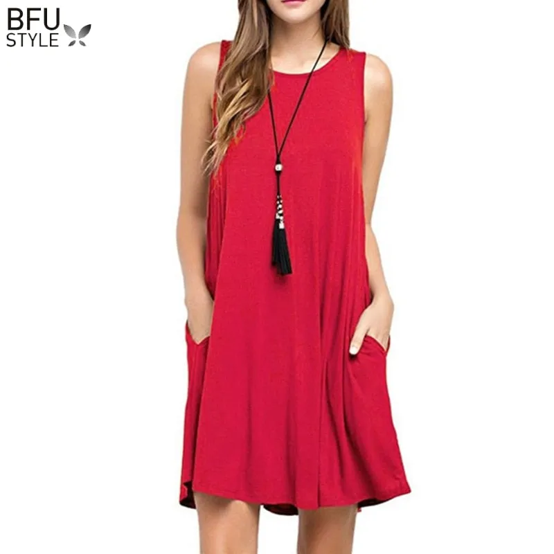 VenusFox Boho Casual Sundress Plus Sizes