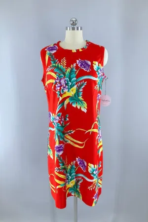 Vintage Classic Hawaiian Print Sundress