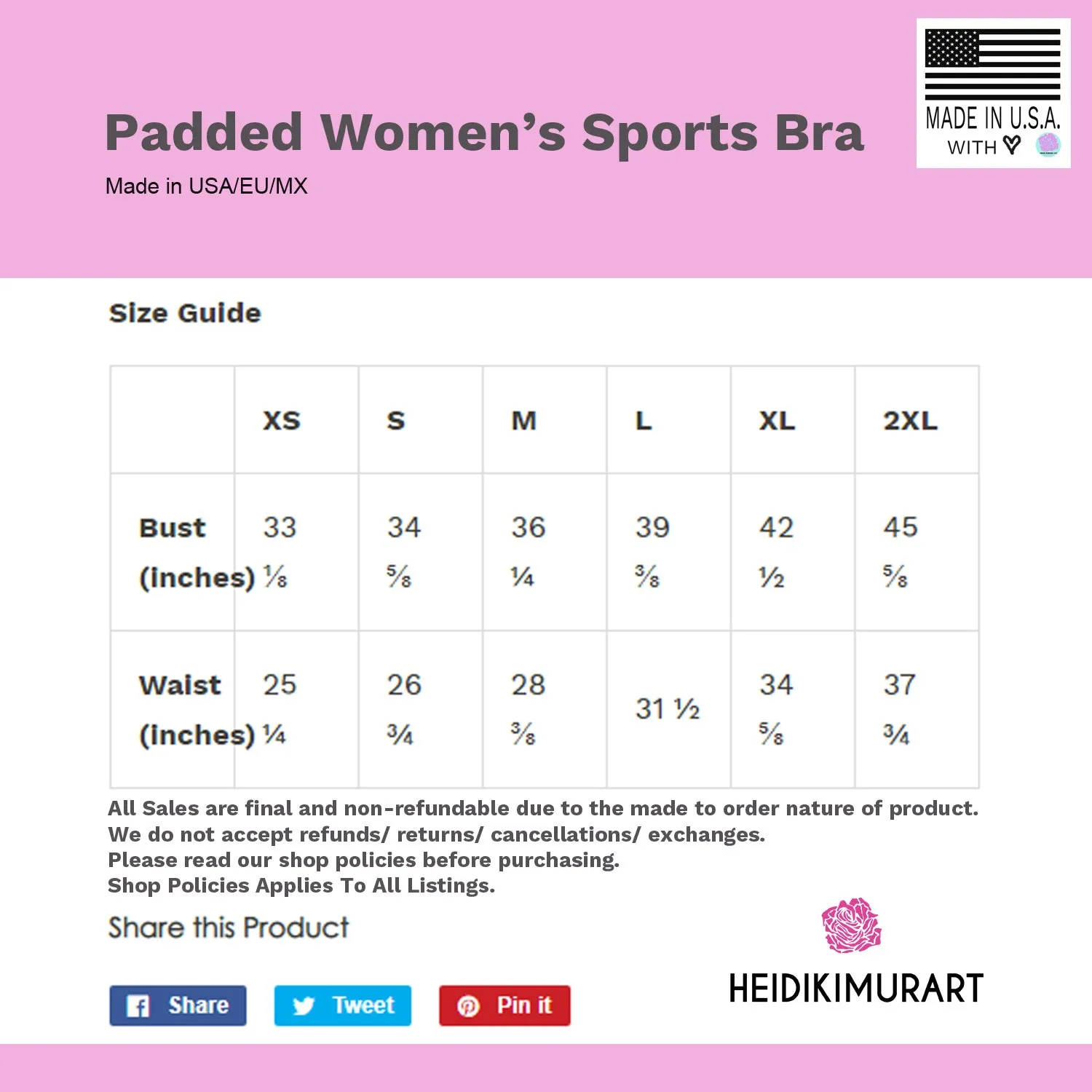 White Dots Padded Sports Bra, Black White Polka Dots Pattern Classic Fitness Gym Bra-Made in USA/EU