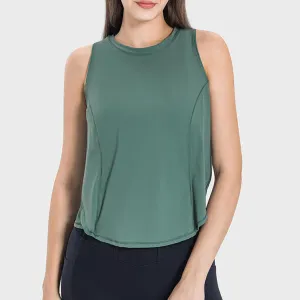Women's Round Neck Loose Active Tank