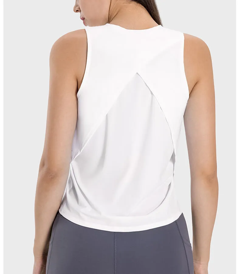 Women's Round Neck Loose Active Tank
