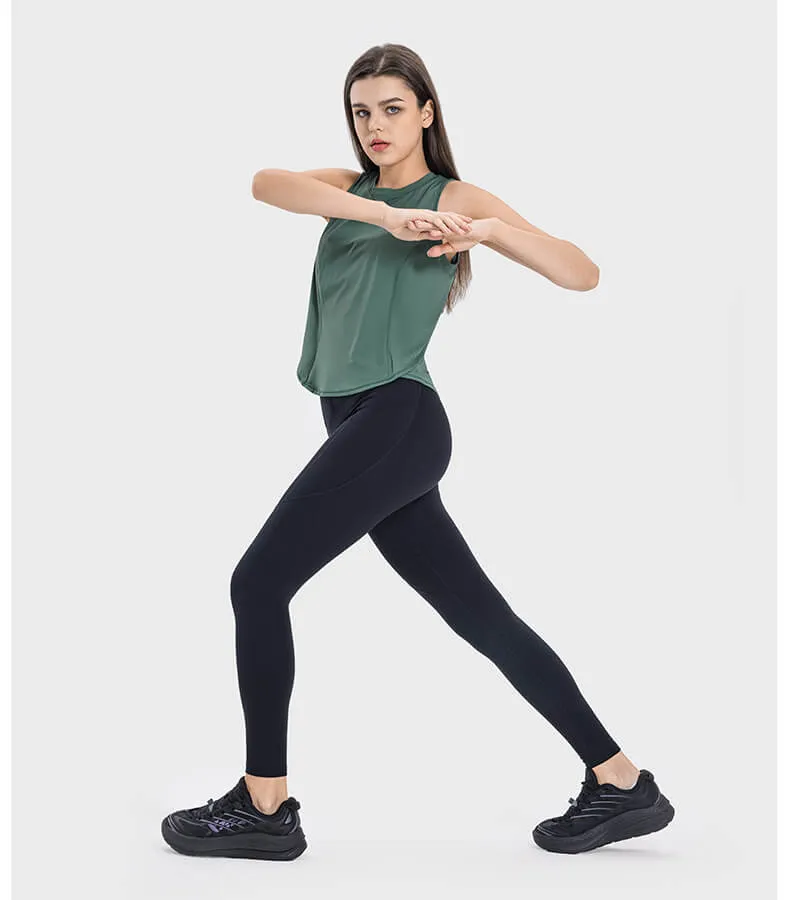 Women's Round Neck Loose Active Tank