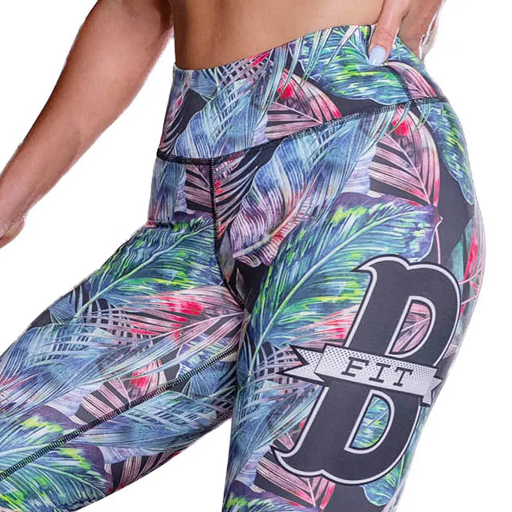 Women's Tropics Leggings and Sports Bra Set