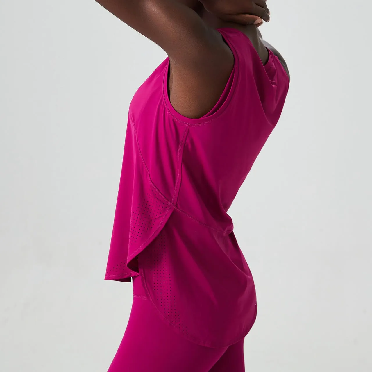 Women's Yoga Sleeveless Tank Top Loose Fit Shirt