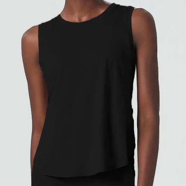 Women's Yoga Sleeveless Tank Top Loose Fit Shirt