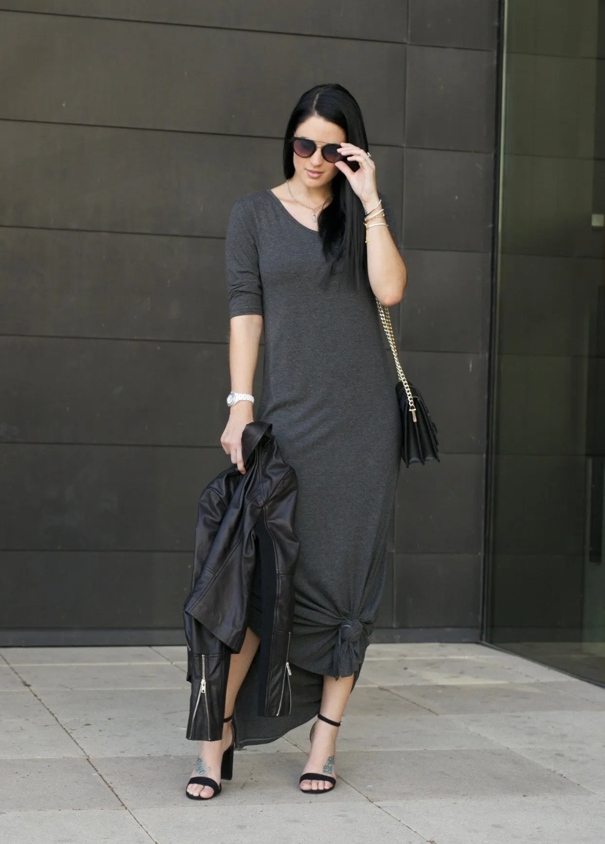 your Favorite Mid-Sleeve Maxi Dress • UPF 50 