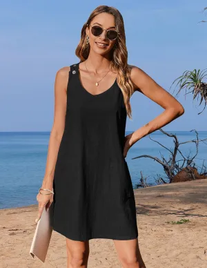 Zeagoo Summer Dress for Women Sleeveless Tank Dress